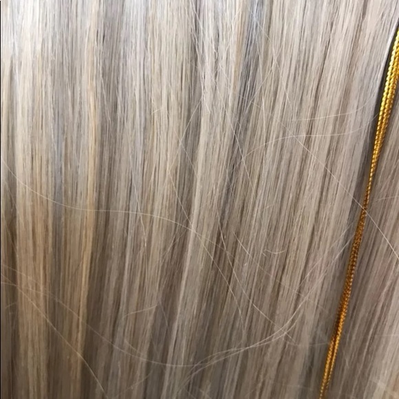 Clipin hair extensions ice ash blonde color 18/22 main image 5